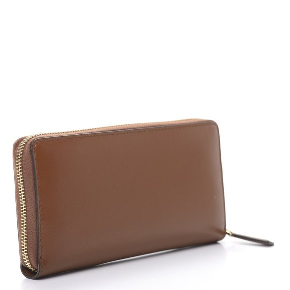 Gucci Zip Around Leather Wallet with Metallic Logo new in box - Picture 3 of 10